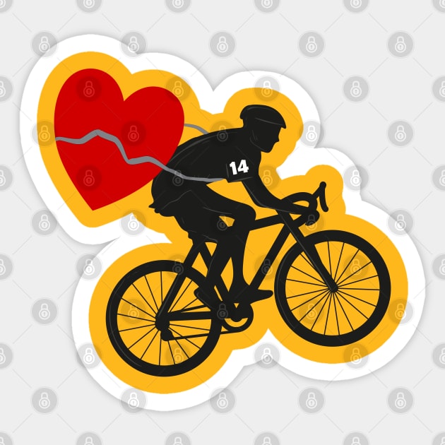 The magic of catering. Valentine day gift for bikers, delivering service employee, catering, couriers Sticker by alcoshirts